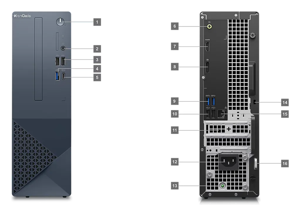 Kenoxis KEN-T27 gaming desktop PC, view 4