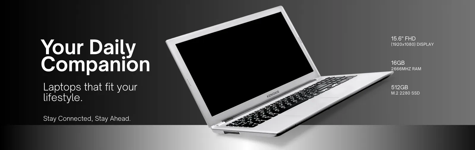 Kenoxis laptop banner