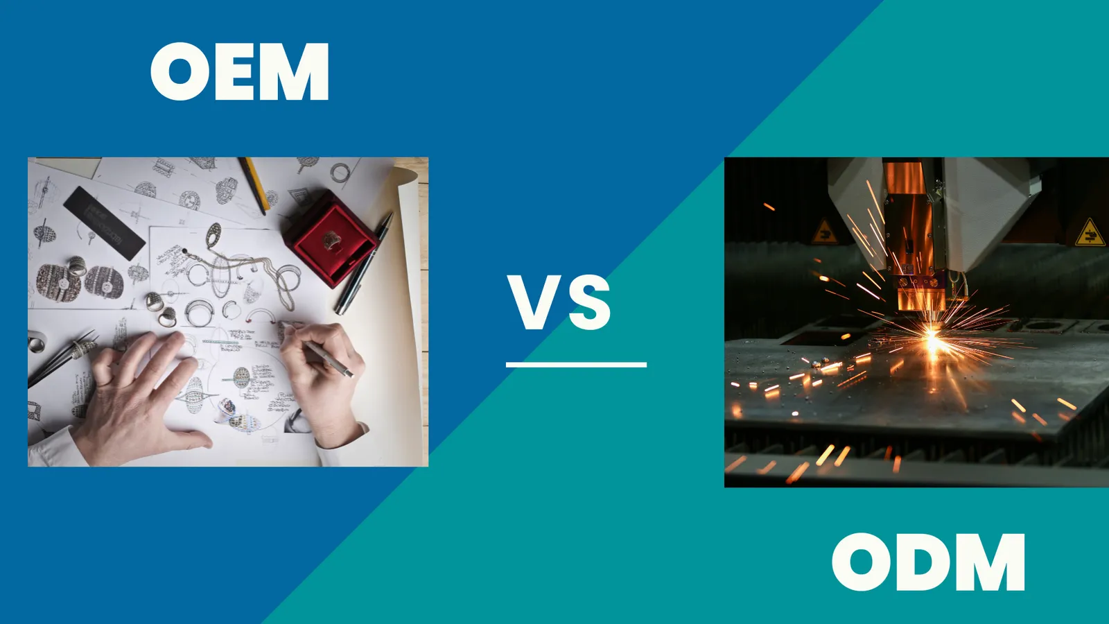 OEM versus ODM comparison diagram